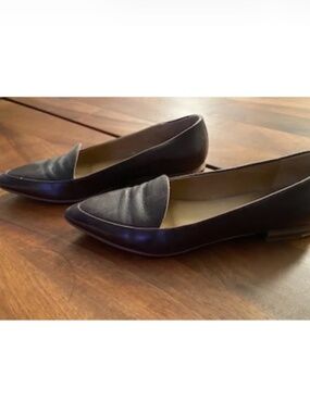 EVERLANE The Modern Point Leather Oxford Loafers Oxblood (Size 7)